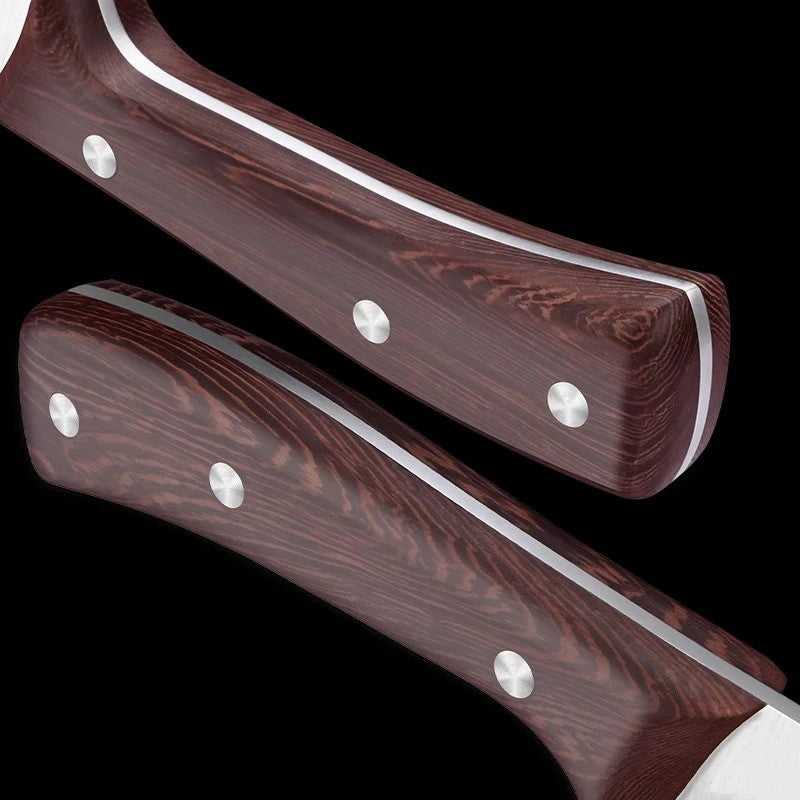 A set of knives for butchering, cutting, and boning