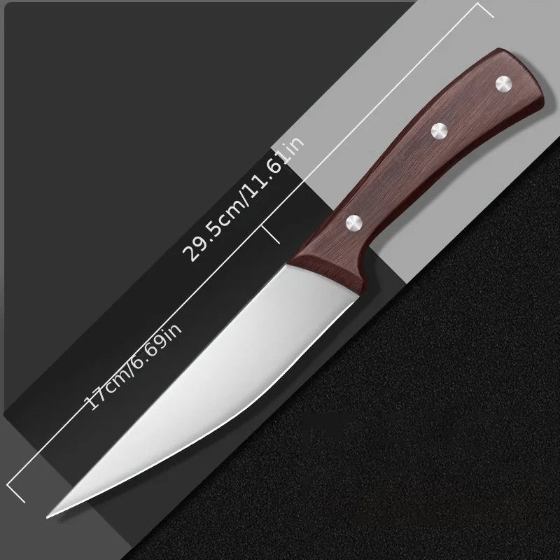 A set of knives for butchering, cutting, and boning