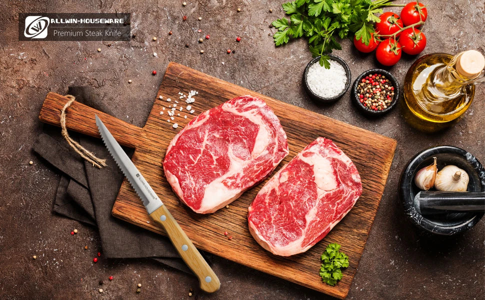 Kitchen knives set of 4/6/8 pieces