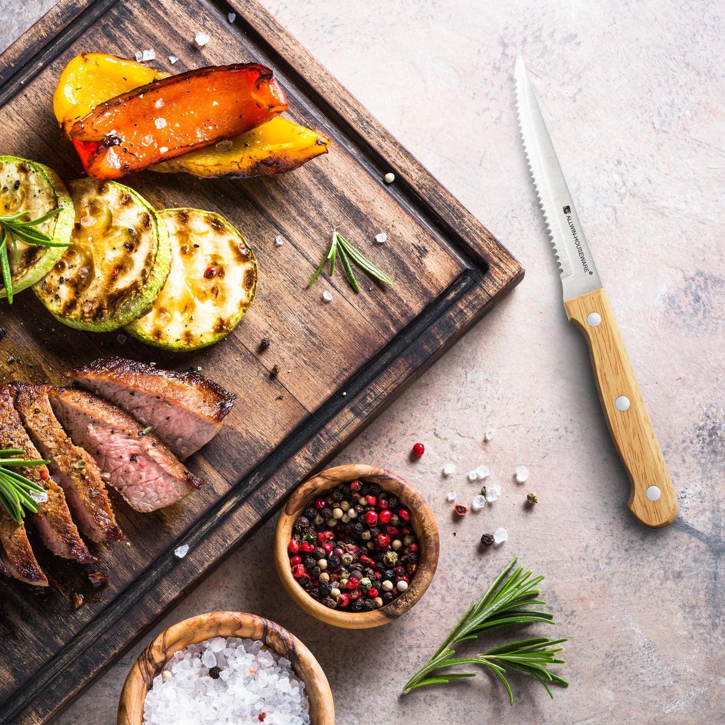 Kitchen knives set of 4/6/8 pieces