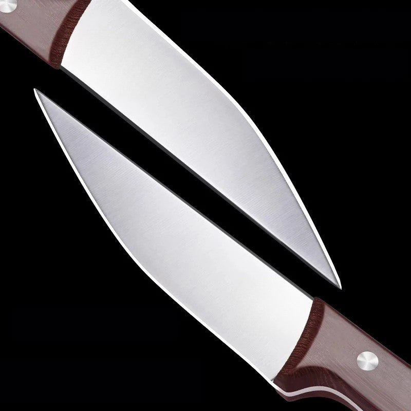 A set of knives for butchering, cutting, and boning
